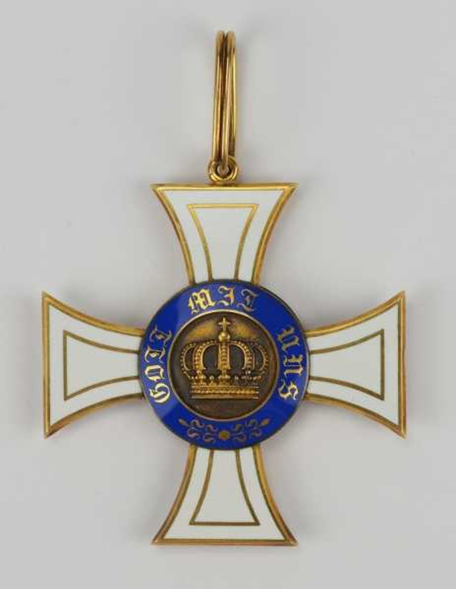 1.1.) Kaiserreich (bis 1933) Preussen: Kronen-Orden, 3. Modell (1871-1918), 1. Klasse Kleinod.
