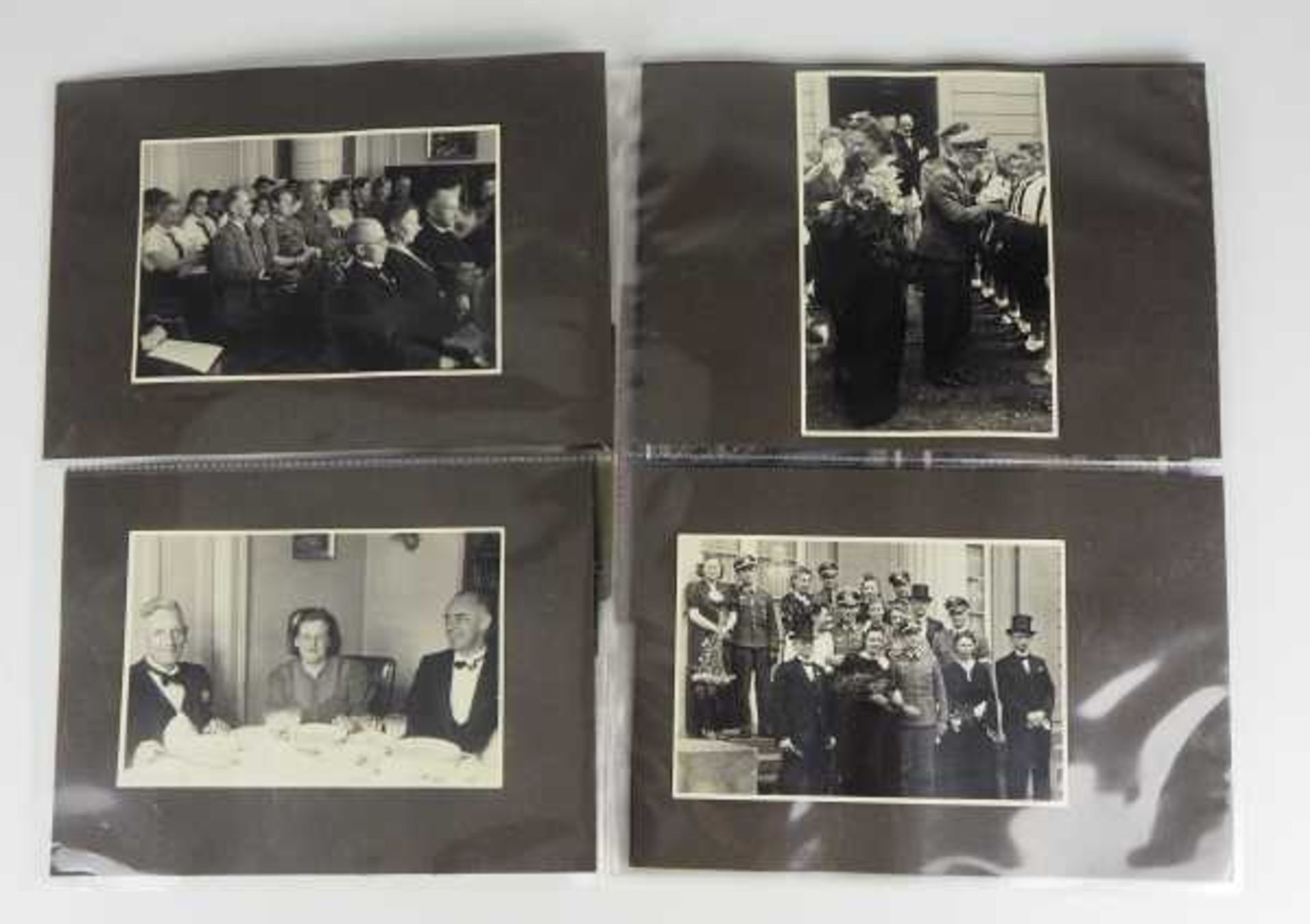 3.2.) Fotos / Postkarten Fotonachlass - HJ-Führer Hochzeit.16 Fotos, zumeist PK größe, u.a. - Image 2 of 3