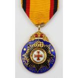 1.1.) Kaiserreich (bis 1933) Waldeck: Medaille für Kunst und Wissenschaft.Gold und Silber vergoldet,