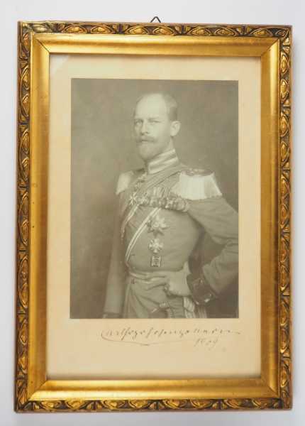 3.3.) Autographen Hohenzollern, Karl Anton von.(1868-1919). Generalleutnant à la suite des 1.