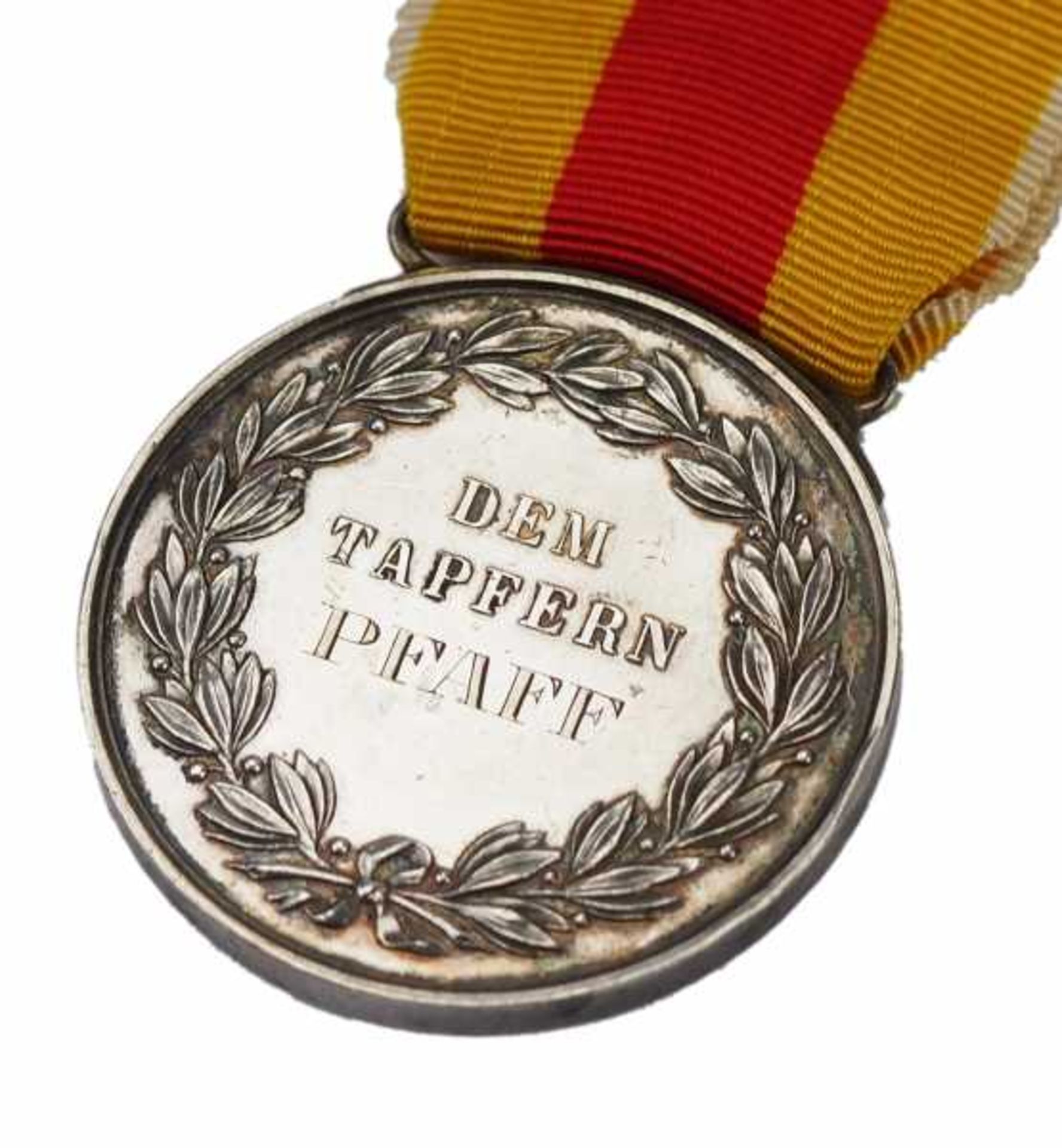 1.1.) Kaiserreich (bis 1933) Baden: Silberne Karl Friedrich Militär Verdienst Medaille für den
