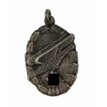 1.2.) Deutsches Reich (1933-45) Fallschirmjäger Treuekette.Silber, rückseitig zweifach gepunzt.