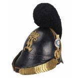 4.1.) Uniformen / Kopfbedeckungen Bayern: Raupenhelm M1845 für Offiziere der Chevaulegers.