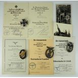 1.2.) Deutsches Reich (1933-45) Nachlass eines Major und Kommandeur der I./ Flakregiment 42 (mot.