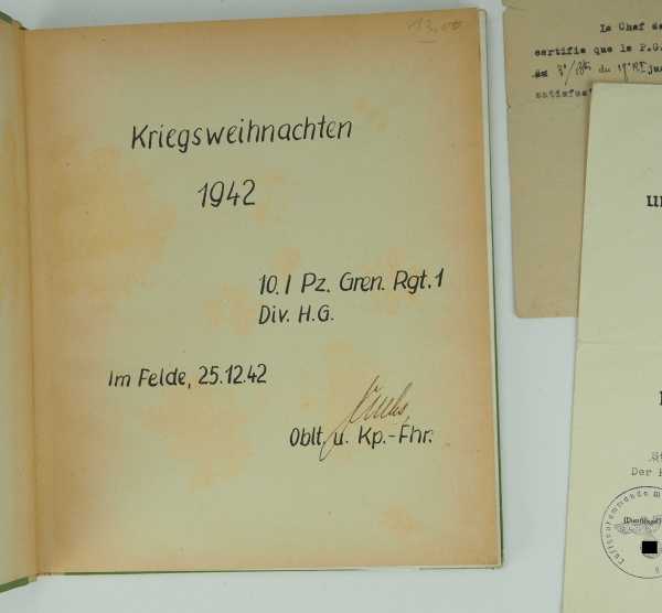 3.1.) Urkunden / Dokumente Urkundennachlass eines Unteroffiziers der 2./ Flieger-Regiment 22.- - Image 2 of 2