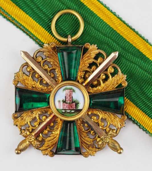 1.1.) Kaiserreich (bis 1933) Baden: Großherzoglicher Orden vom Zähringer Löwen, Ritterkreuz 1.