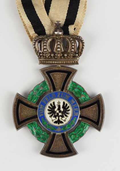 1.1.) Kaiserreich (bis 1933) Preussen: Königlicher Hausorden von Hohenzollern, Kreuz der Inhaber.