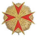 2.1.) Europa Toskana: St. Stephans Orden, Komtur Satz.1.) Kreuz: Vergoldet, die Arme mit roten