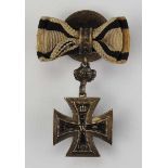1.1.) Kaiserreich (bis 1933) Preussen: Eisernes Kreuz, 1870, 2. Klasse mit Eichenbruch am