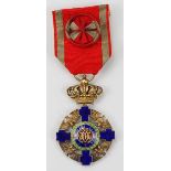 2.1.) Europa Rumänien: Orden des Sterns von Rumänien, 2. Modell (1932-1947), Offizierskreuz.Silber