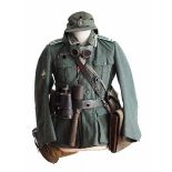 4.1.) Uniformen / Kopfbedeckungen Wehrmacht Uniformensemble eines Feldwebels der Gebirgstruppe.