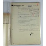3.1.) Urkunden / Dokumente Nachlass eines SS-Schützen der in Litzmannstadt zu Tode kam.Umfangreicher