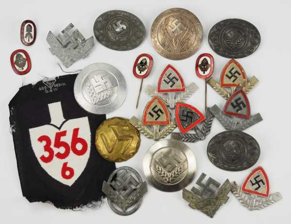 1.2.) Deutsches Reich (1933-45) Sammlung RAD-Abzeichen.Diverse.Zustand: II 1.2.) Germany (1933-45)