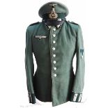 4.1.) Uniformen / Kopfbedeckungen Wehrmacht: Uniformensemble eines Gefreiten des (braunschweigschen)