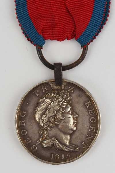 1.1.) Kaiserreich (bis 1933) Hannover: Waterloo-Medaille des Husars Wulbrand des Rgt. Herzog von - Image 2 of 6