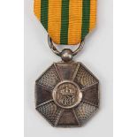 2.1.) Europa Luxemburg: Orden der Eichenkrone, Medaille in Silber - 1882.Silber, der Ring gepunzt