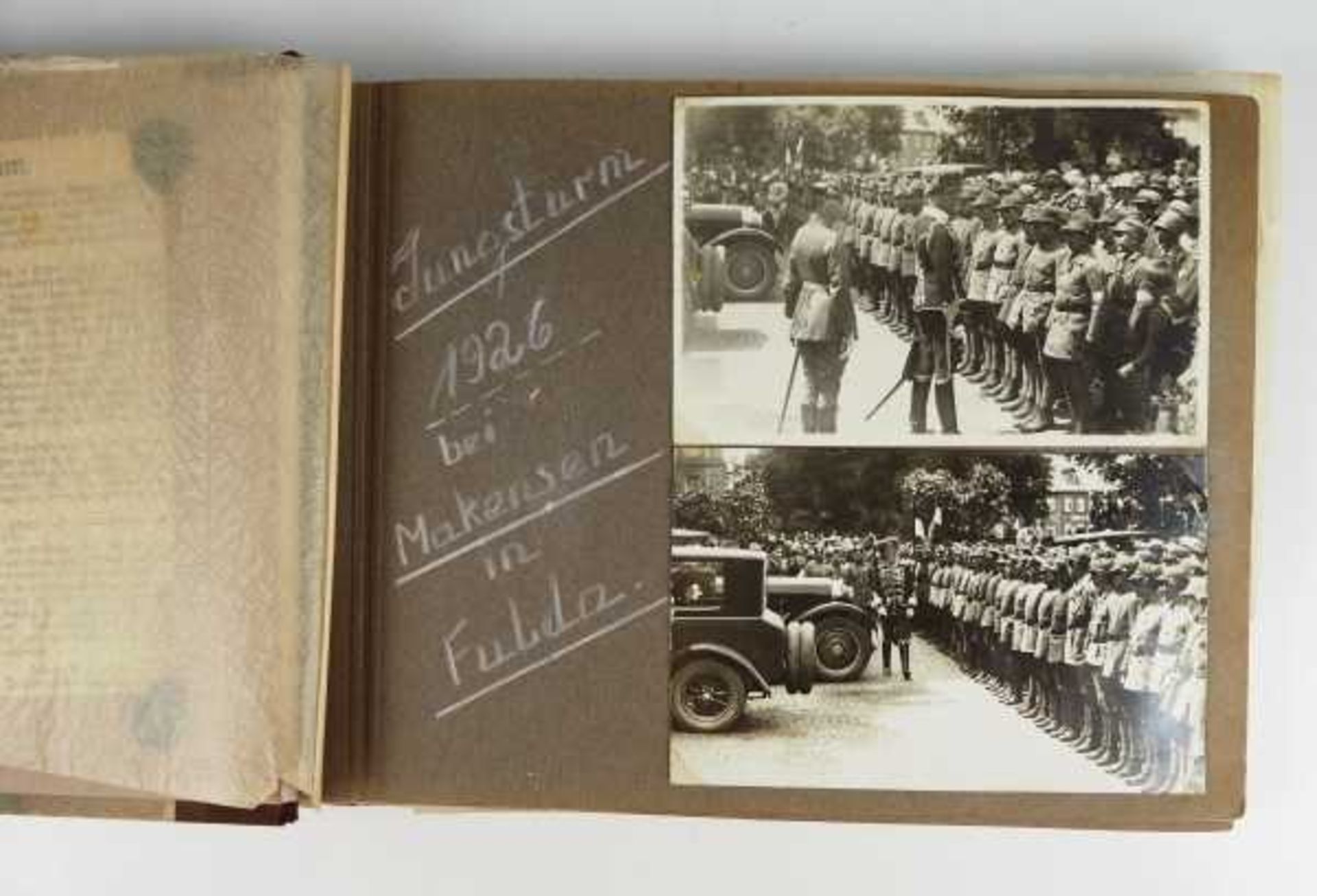 3.2.) Fotos / Postkarten Fotoalbum Jungsturm / SA - Fulda.Album mit 88 Fotos aus der Jungsturm-
