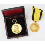 1.1.) Kaiserreich (bis 1933) Württemberg: Zwei Goldmedaillen.1.) Goldene Erinnerungsmedaille zum