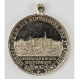 1.1.) Kaiserreich (bis 1933) Preussen: Medaille auf die Einweihung des Krieger Waisenhaus Römhild.