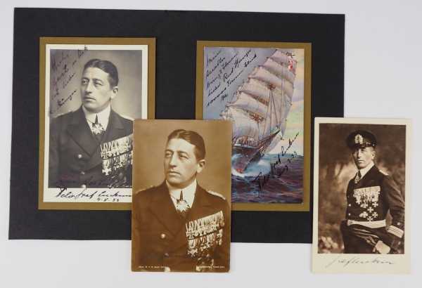 3.3.) Autographen Luckner, Felix Graf von.(1881-1966). Seeoffizier und Kommandant des Hilfskreuzer