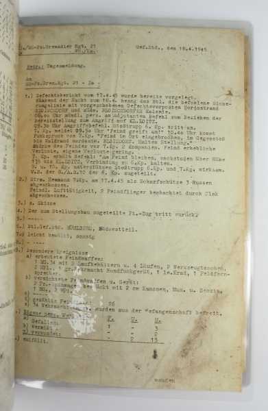 3.1.) Urkunden / Dokumente Unterlagen der Führer-Begleit-Brigade und der II./ SS-Panzer-Grenadier - Image 3 of 4