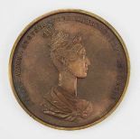 1.1.) Kaiserreich (bis 1933) Reuss: Allianzmedaille.Medaille auf die Vermählung von Maria Anna.