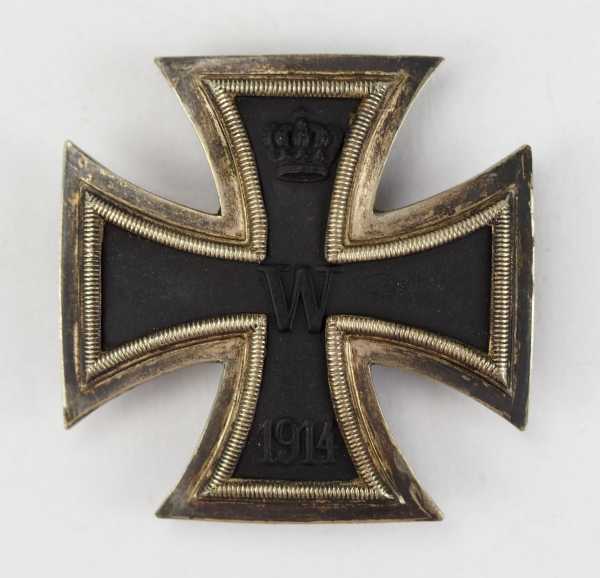 1.1.) Kaiserreich (bis 1933) Preussen: Eisernes Kreuz, 1914, 1. Klasse - L/12 (Juncker).Geschwärzter