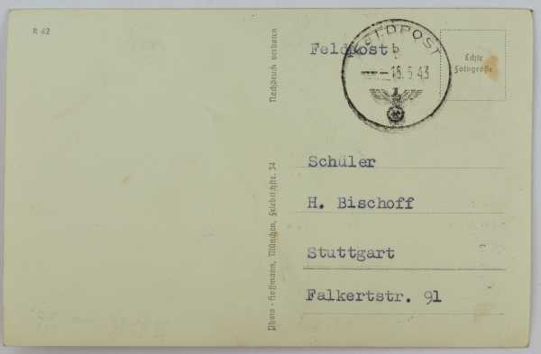 3.3.) Autographen Deßloch, Otto.1889-1977. Generaloberst, beliehen mit dem Ehrenbecher für Sieger im - Image 3 of 3