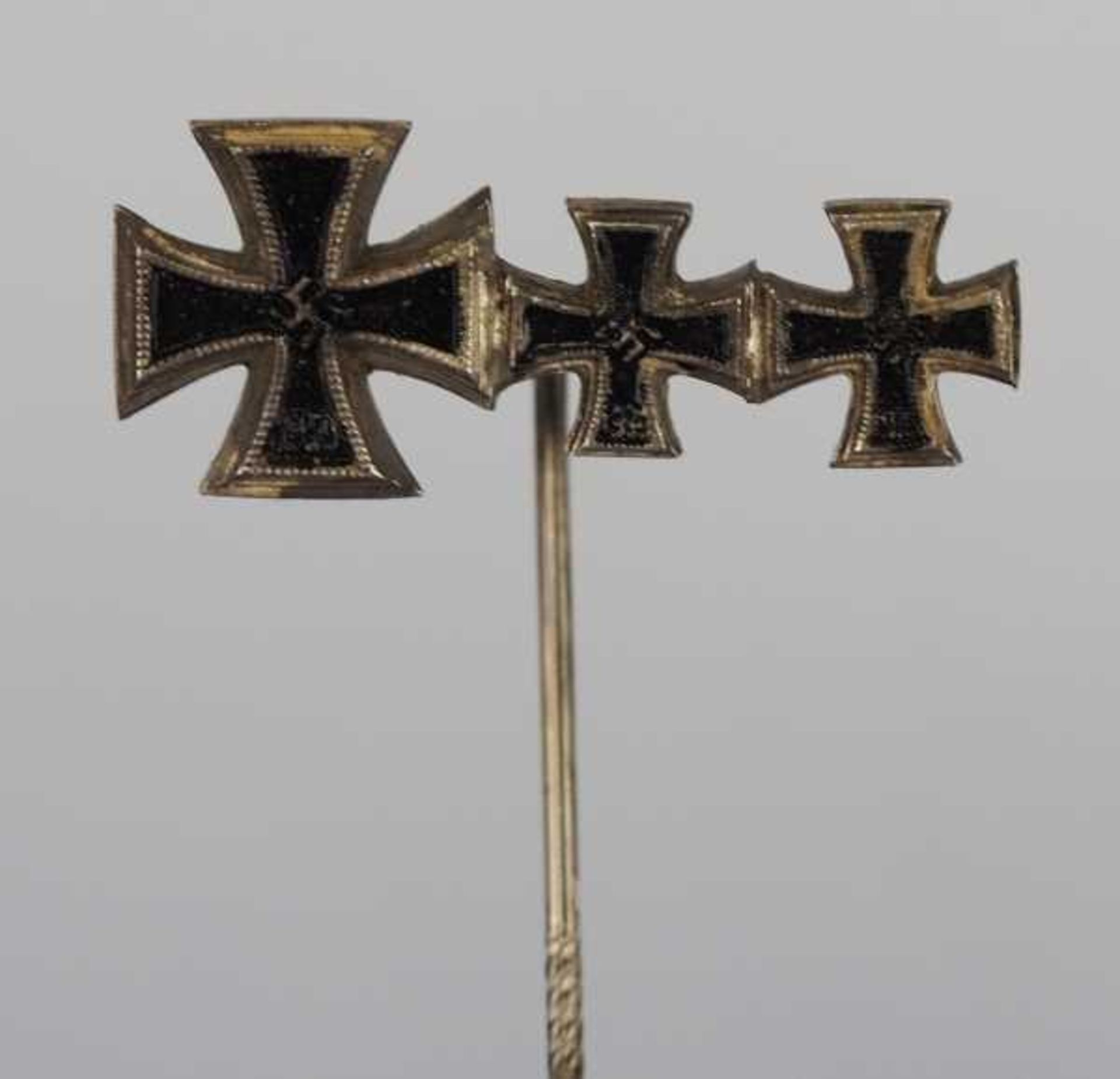 1.2.) Deutsches Reich (1933-45) Ritterkreuz des Eisernen Kreuzes Miniatur Nadel.1.) Ritterkreuz; 2.)