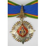 2.2.) Welt Thailand: Der sehr vornehme Orden der Krone von Thailand, 4. Modell (seit 1941), Komtur.