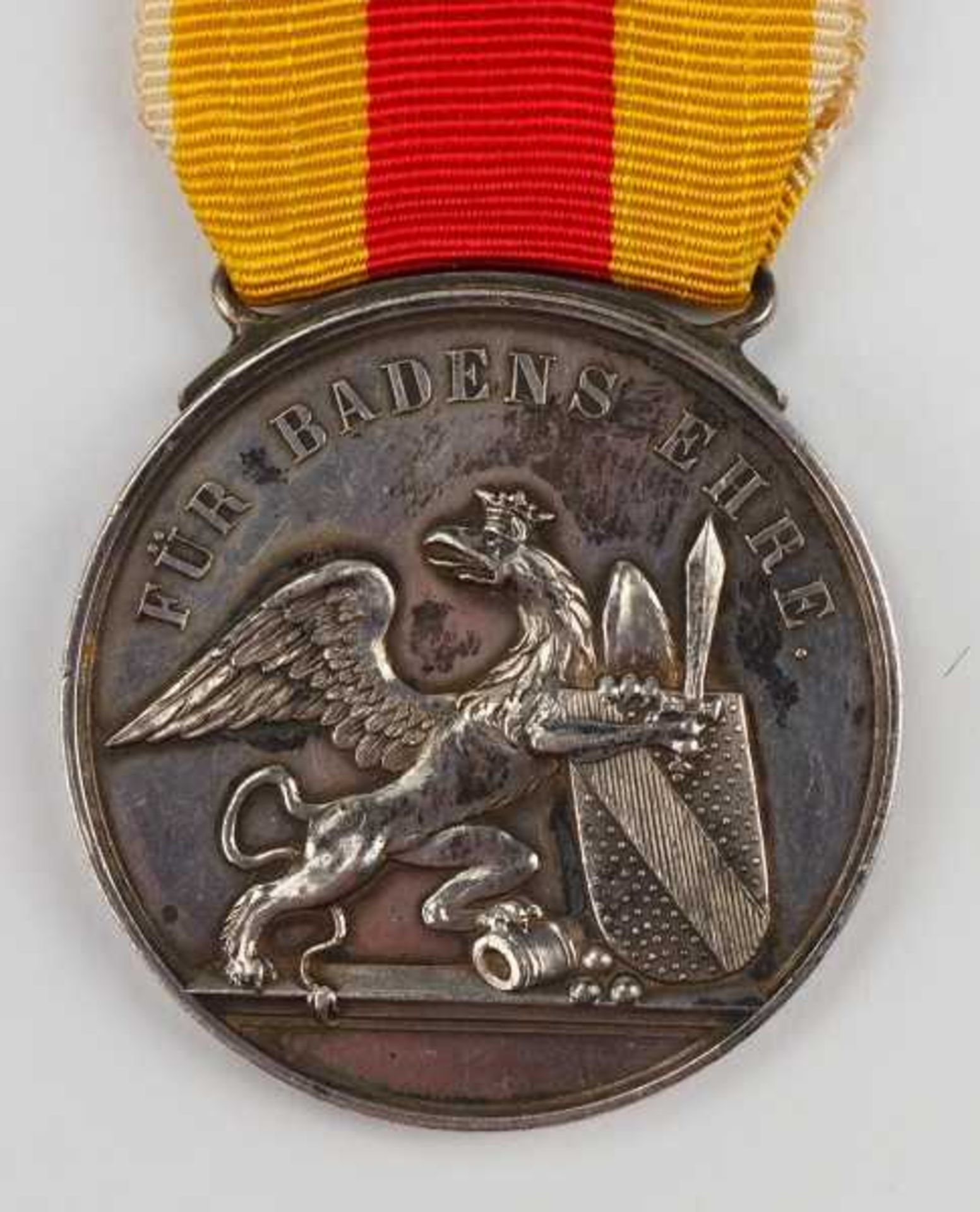 1.1.) Kaiserreich (bis 1933) Baden: Silberne Karl Friedrich Militär Verdienst Medaille für den - Bild 2 aus 4