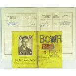 3.1.) Urkunden / Dokumente Ausweise - Luftfahrtforschungsanstalt Hermann Göring, Braunschweig.-