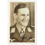 3.3.) Autographen Rall, Günther.1918-2009. Generalleutnant und Inspekteur der Bundesluftwaffe,