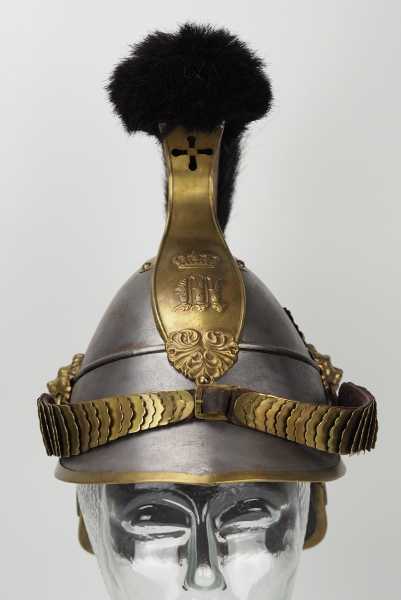 4.1.) Uniformen / Kopfbedeckungen Bayern: Helm M1842 in der Trageweise ab 1848 für Mannschaften - Image 2 of 4