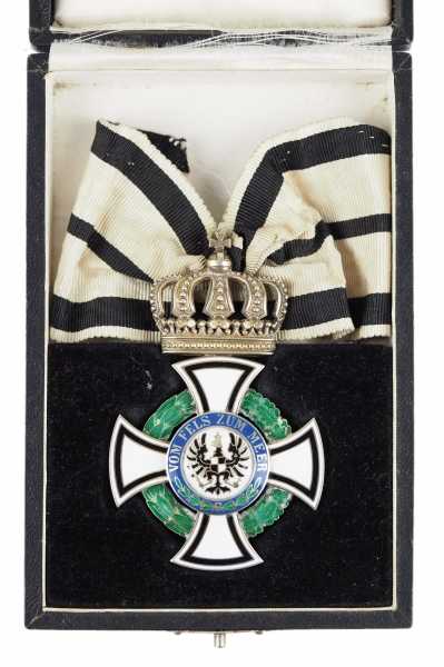 1.1.) Kaiserreich (bis 1933) Preussen: Königlicher Hausorden von Hohenzollern, Komturkreuz, im