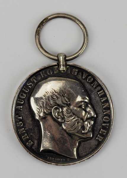 1.1.) Kaiserreich (bis 1933) Hannover: Silberne Verdienstmedaille des Medicinalrath und