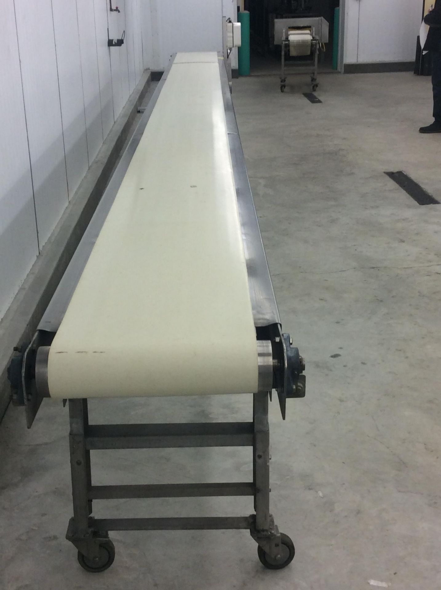 24 FOOT STAINLESS STEEL CONVEYOR