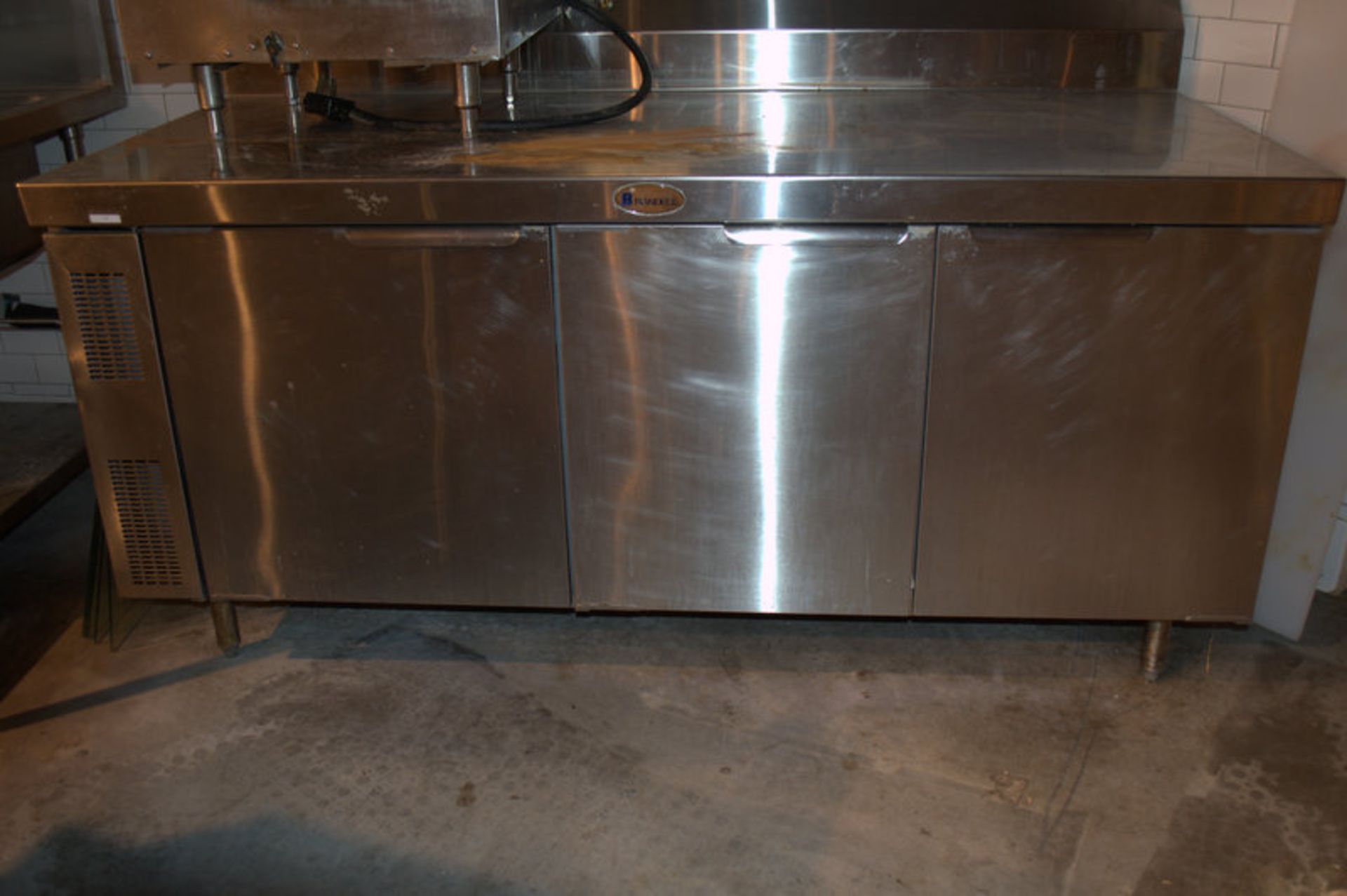 RANDELL STAINLESS STEEL LOW BOY WITH 3 DOORS - Image 2 of 3