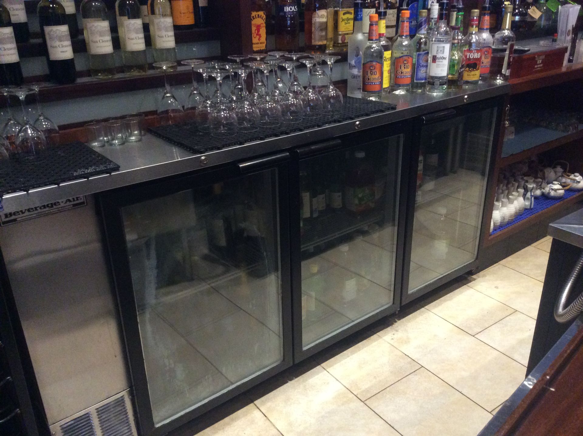 BACK BAR COOLER, ALL STAINLESS STEEL