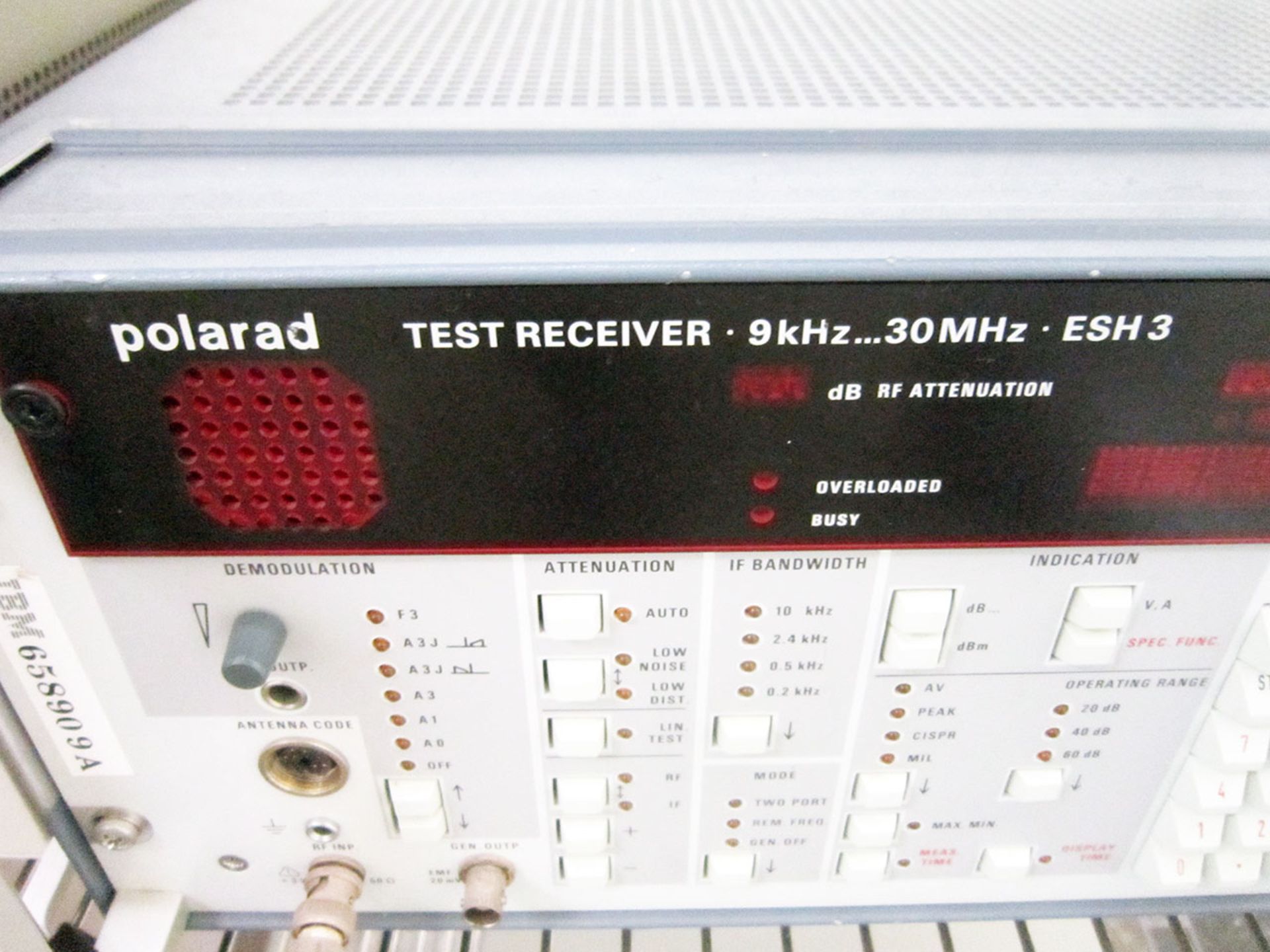 Polarad ESH 3 335.8017.32 30 MHz Test Receiver - Image 2 of 4