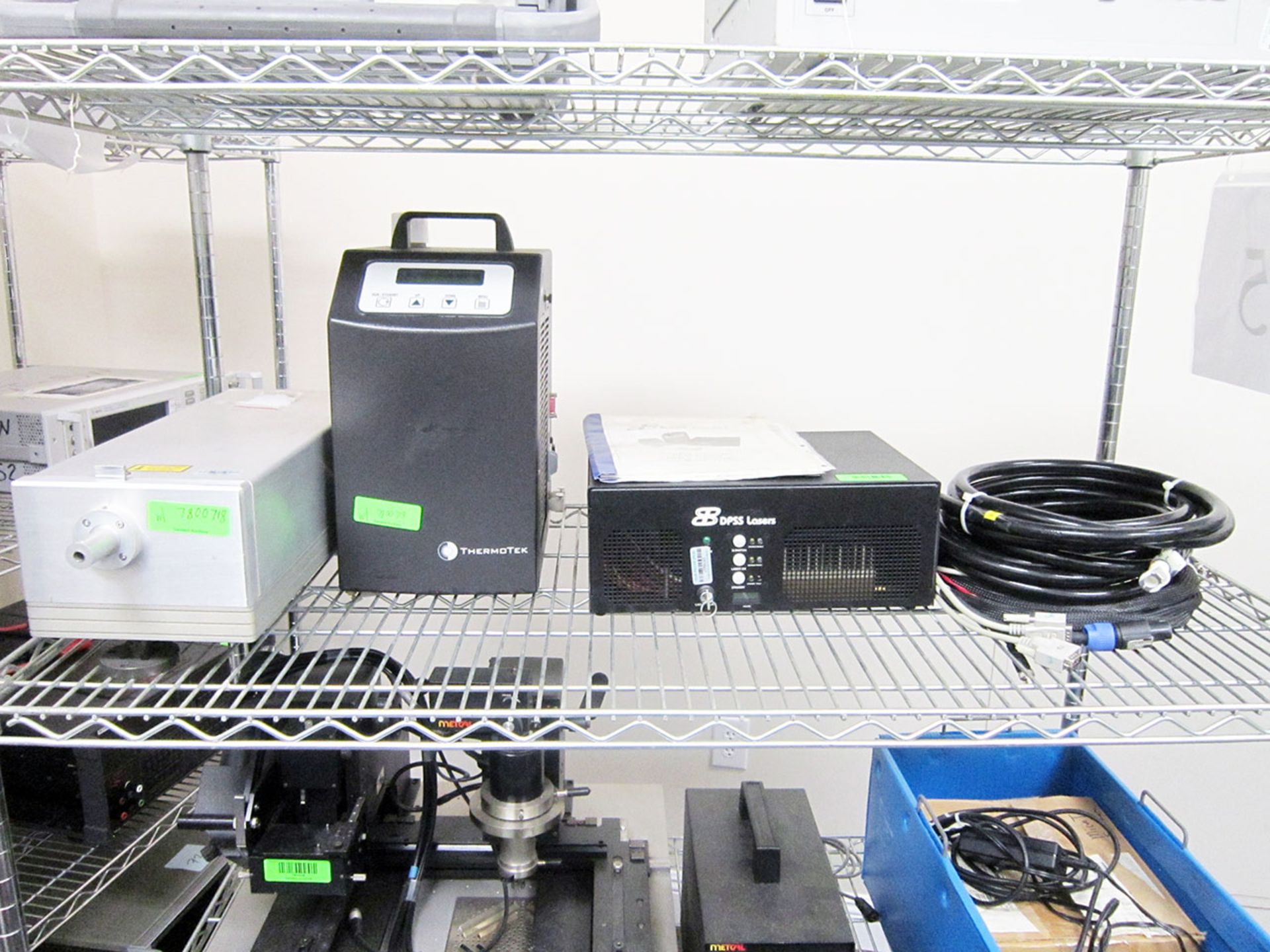 DPSS Lasers 3510-100 UV Laser System with Thermotek T255p Chiller and All Cables