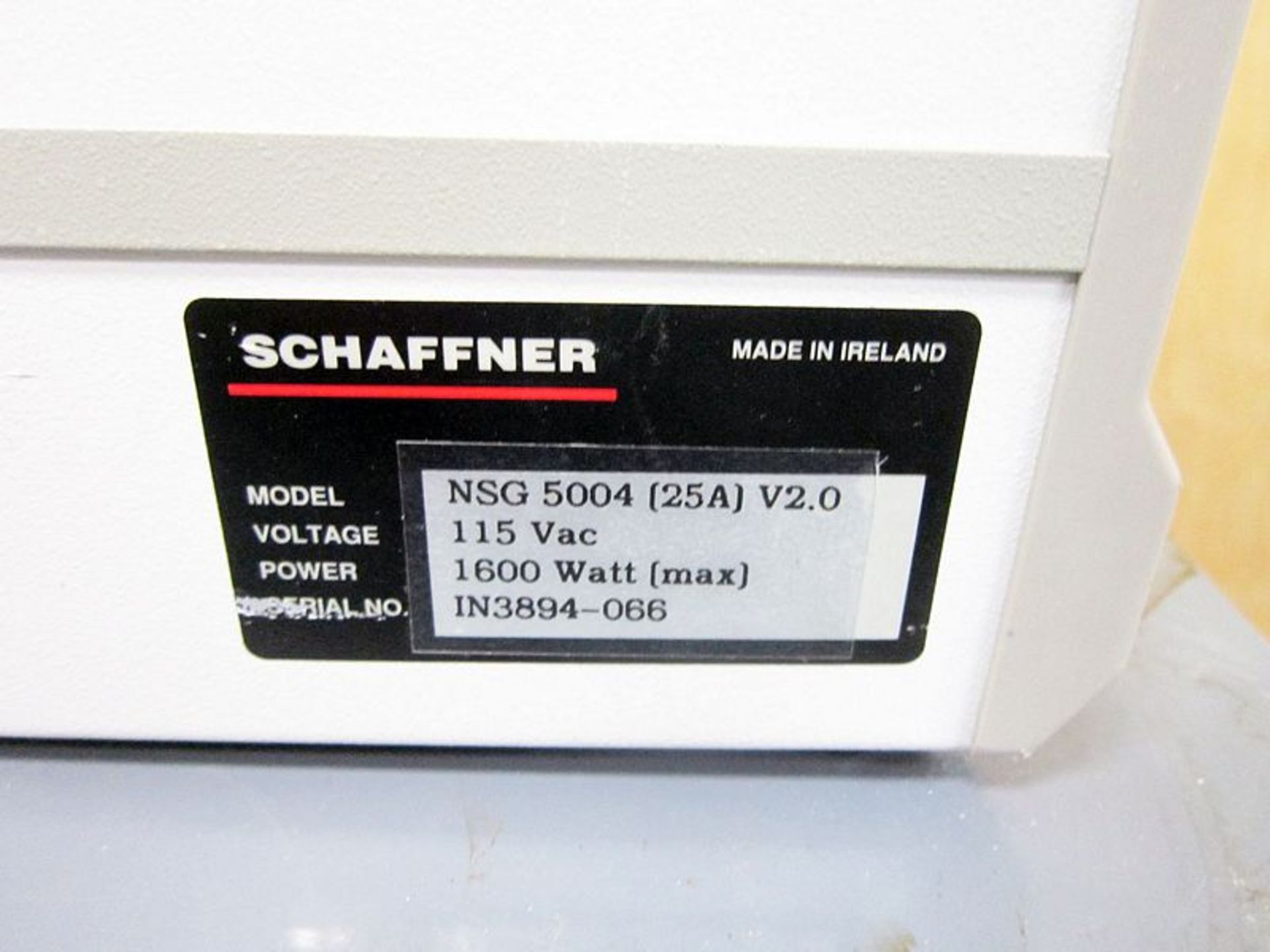 Two Schaffner Instruments NSG 5004 Battery Simulator Systems - Image 5 of 5