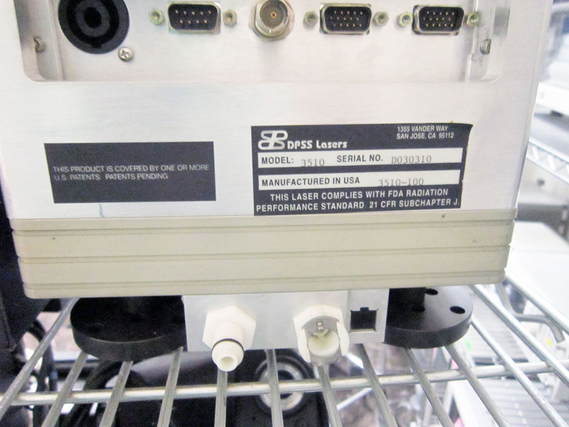 DPSS Lasers 3510-100 UV Laser System with Thermotek T255p Chiller and All Cables - Image 7 of 8