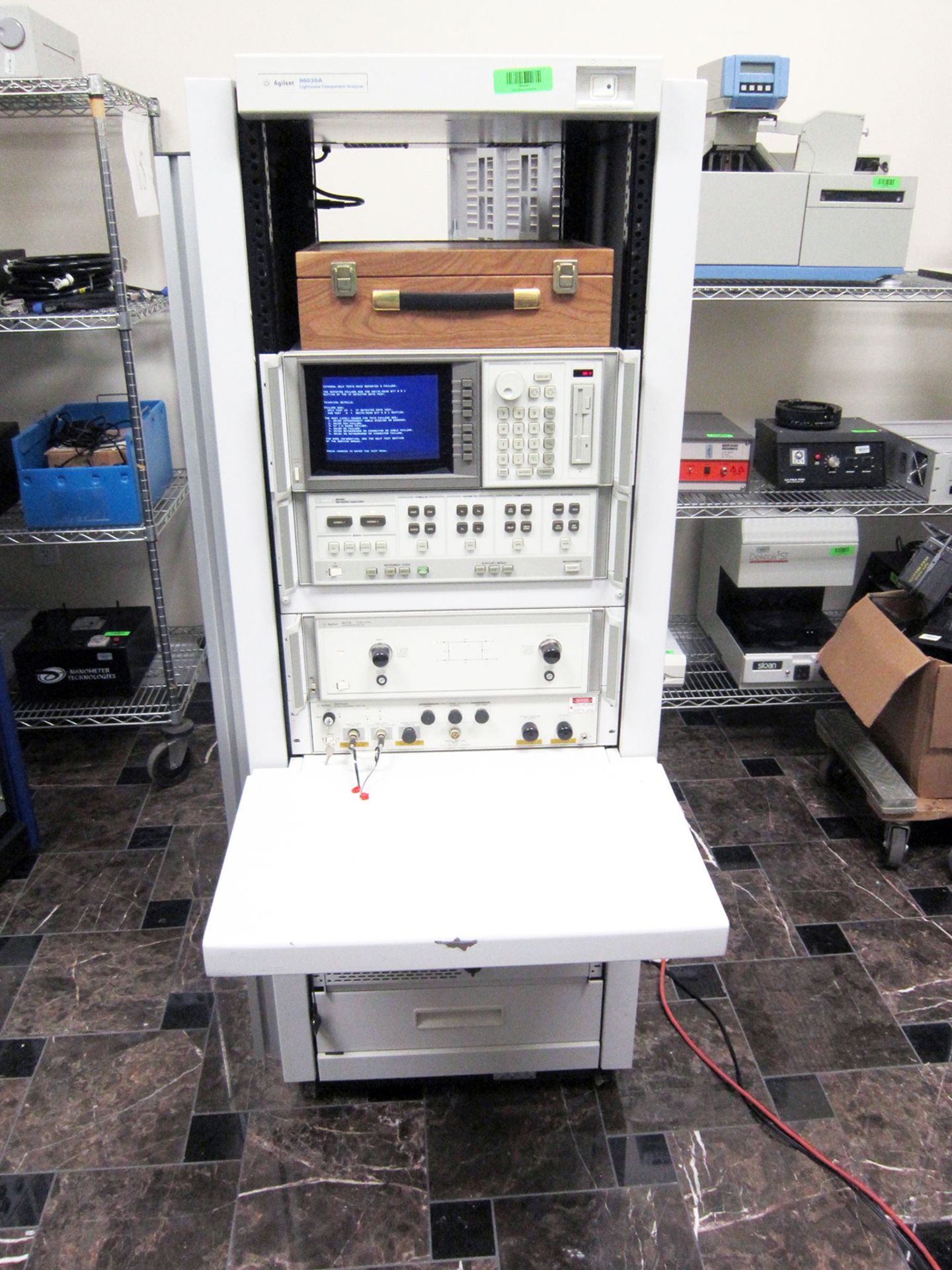 Agilent 86030A Lightwave System Composed of: Agilent 8510C Network Analyzer Opt: 10 with Agilent