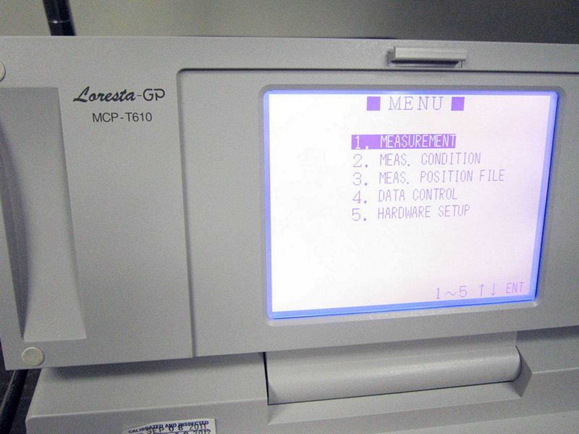 Mitsubishi Loresta-GP (MCP-T610) Resistivity Meter with PSP Probe and MCP-TRPS Block - Image 2 of 4