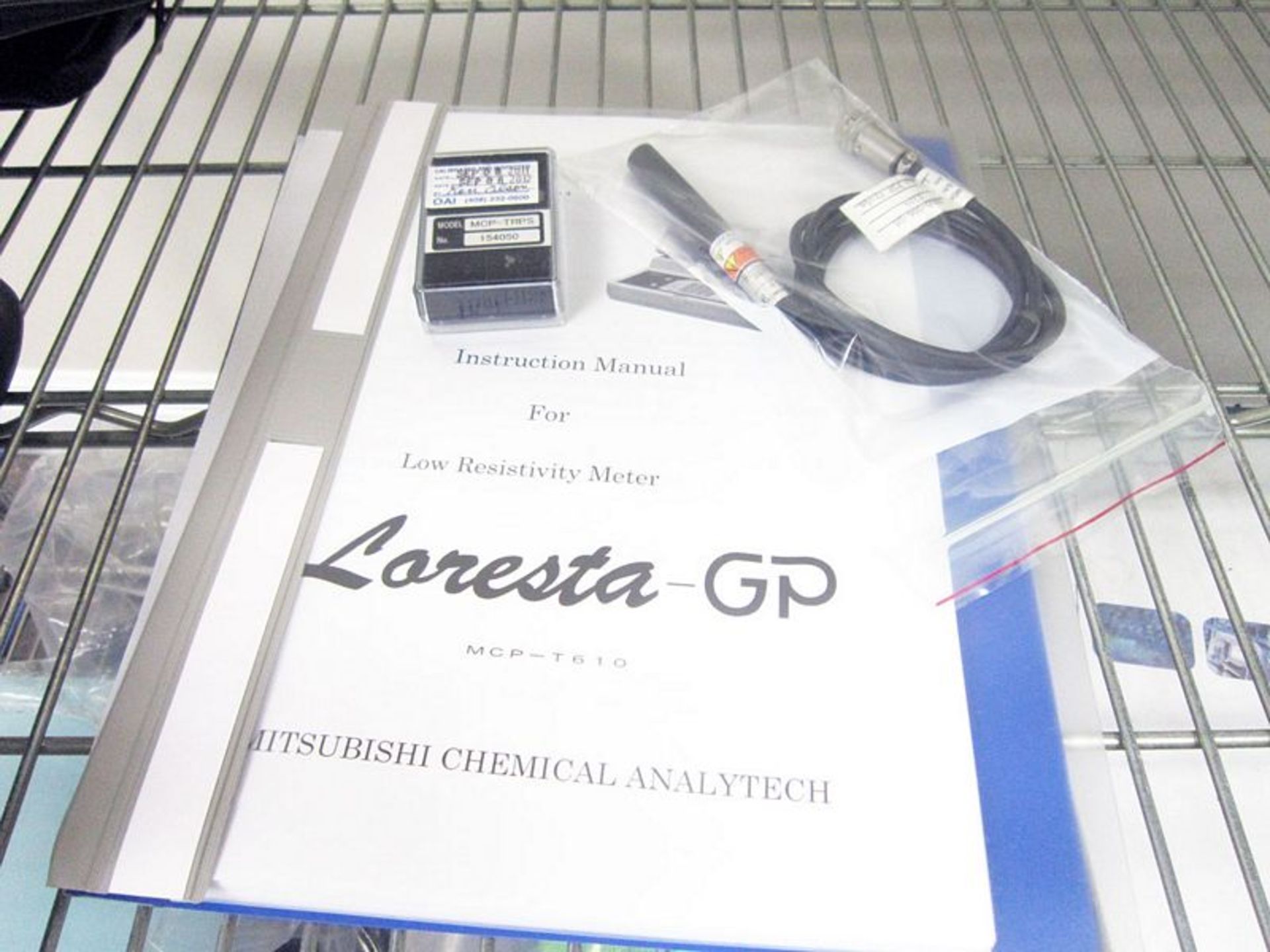 Mitsubishi Loresta-GP (MCP-T610) Resistivity Meter with PSP Probe and MCP-TRPS Block - Image 4 of 4