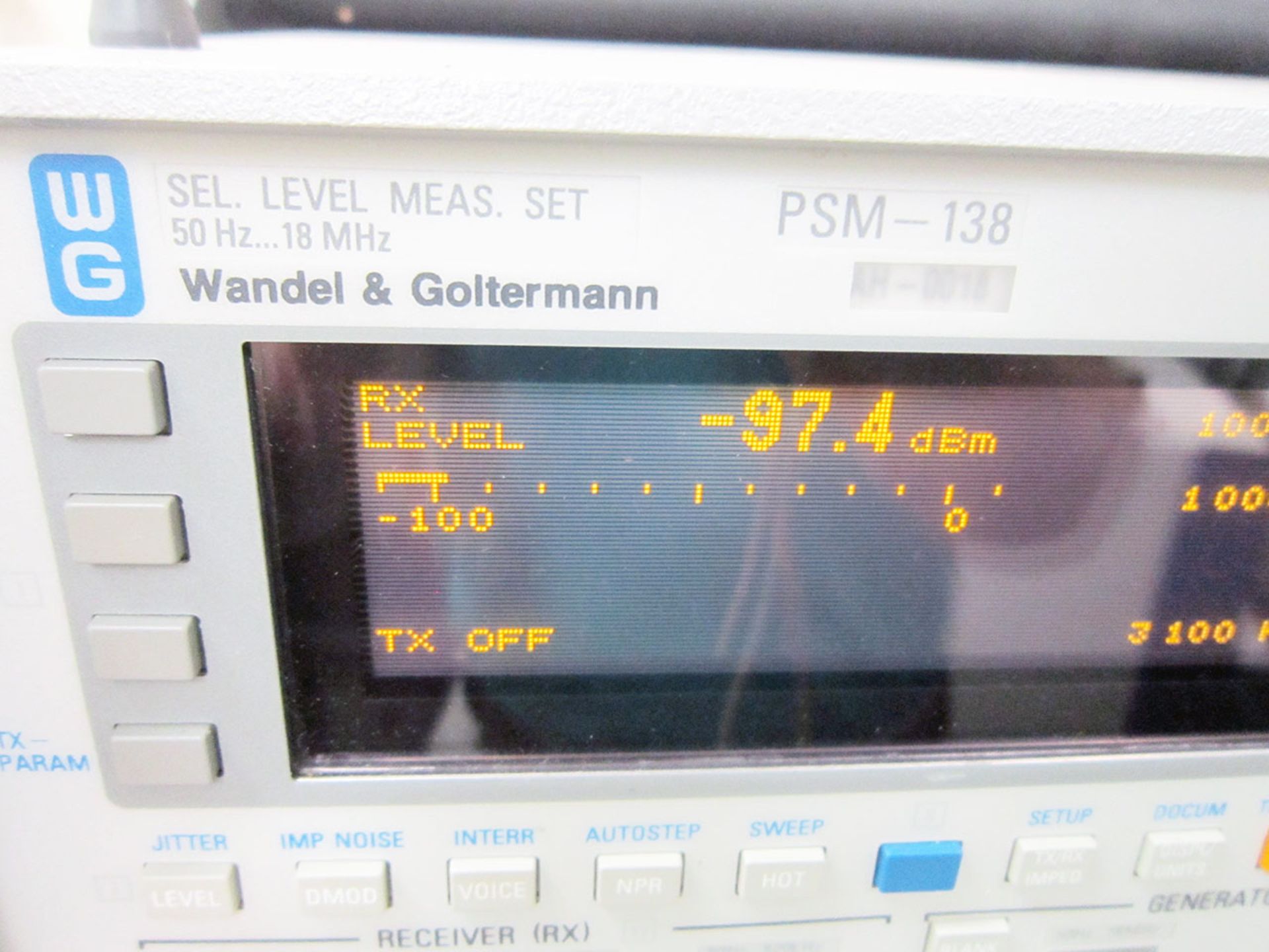 Wandel & Goltermann PSM-138 50 Hz - 18 MHz Selective Level Measurement Set - Image 2 of 3