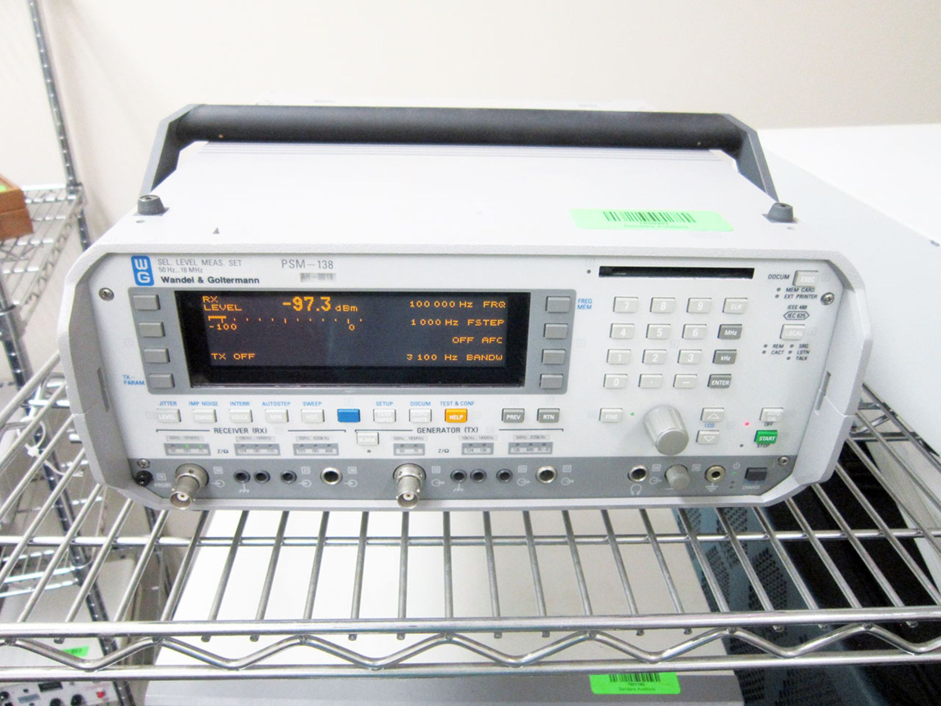 Wandel & Goltermann PSM-138 50 Hz - 18 MHz Selective Level Measurement Set