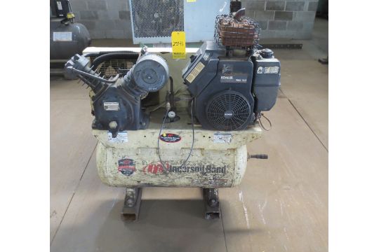 Ingersoll Rand Air Compressor Model 2475, S/N 3027057, Gas w/ Kohler ...