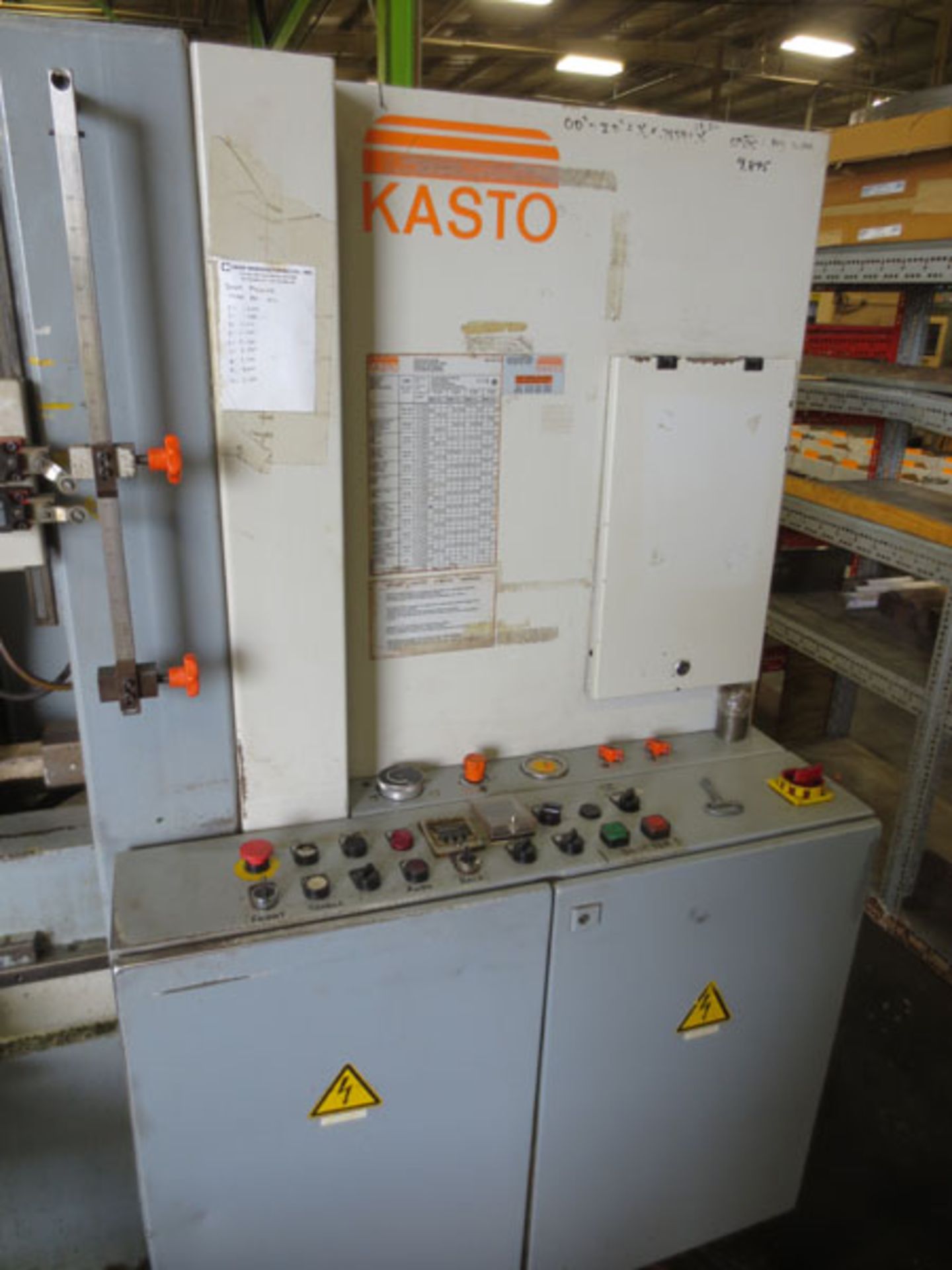 Kasto HBA 420AU Automatic Horizontal Bandsaw with approx. 22.5x62” raised roller outfeed and - Image 4 of 7
